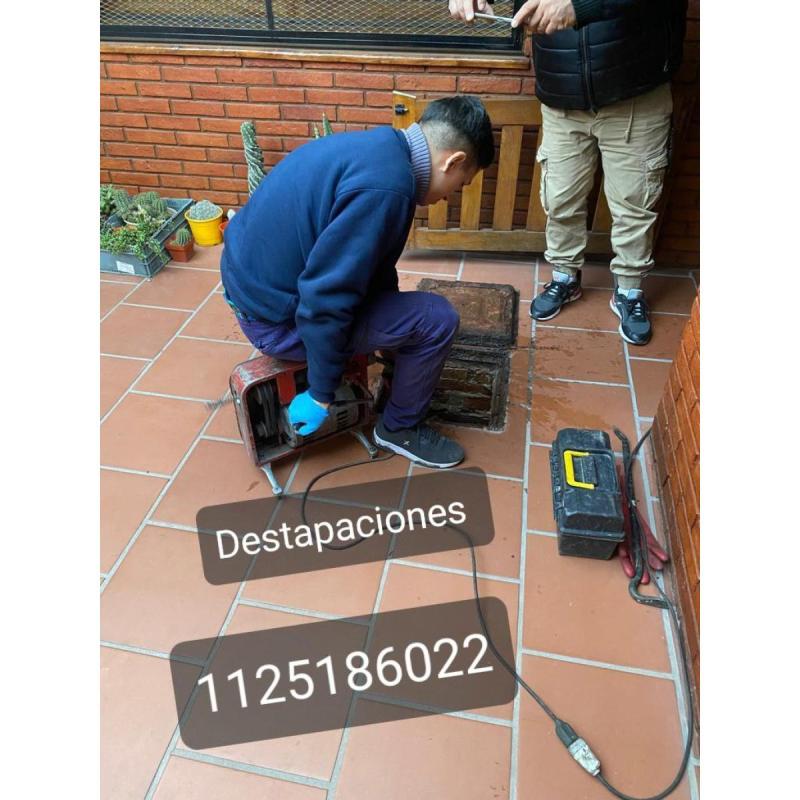 Destapaciones en Monte Chingolo