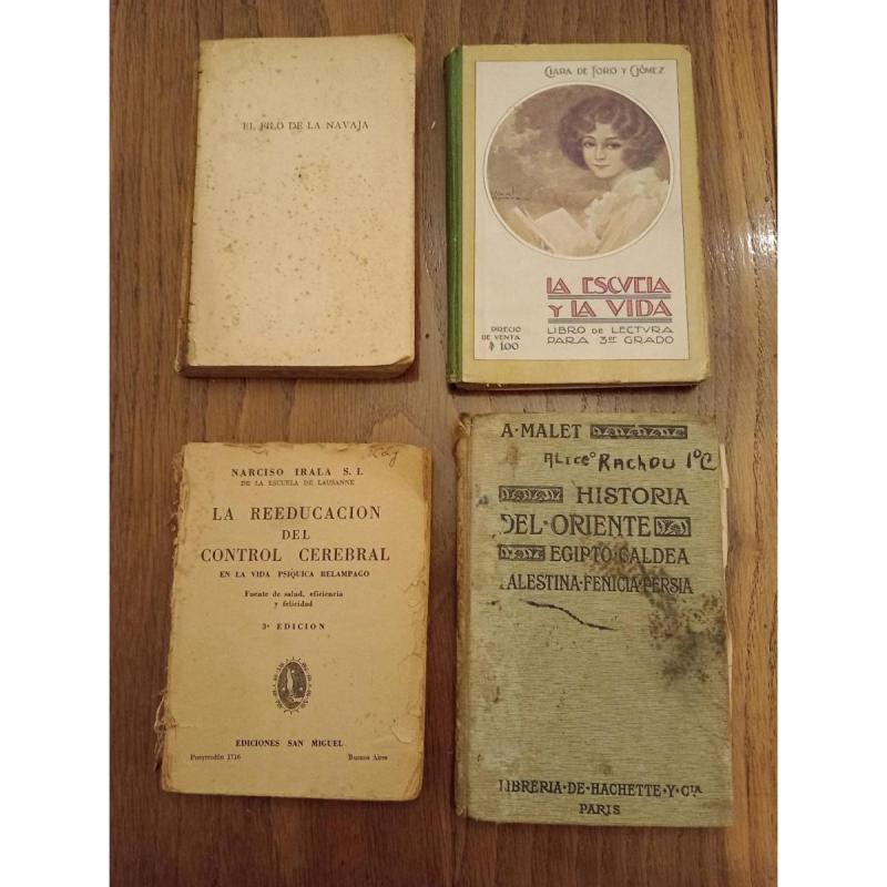 Libros (30) De Principio A Mediados De 1900 - 4