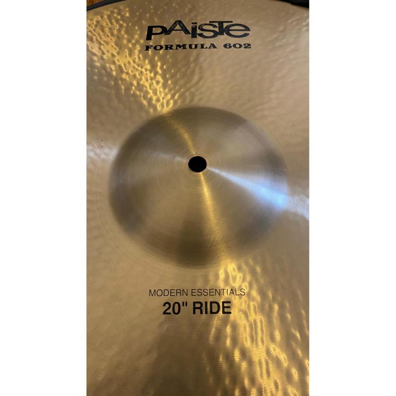 Ride 20" - paiste formula 602 - modern essential impecable! - zildjian, sabian, meinl, dw - 5