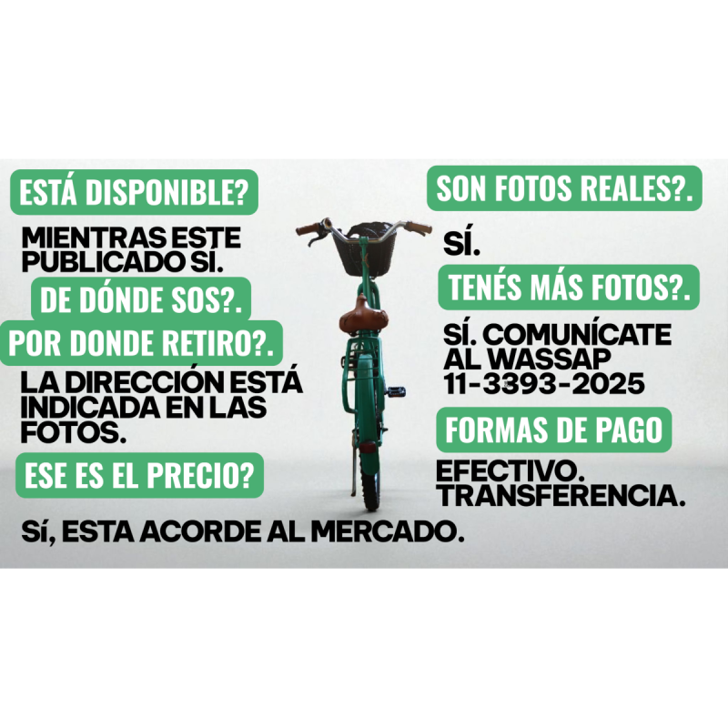 Bicicleta urbana rodado 26 para mujer