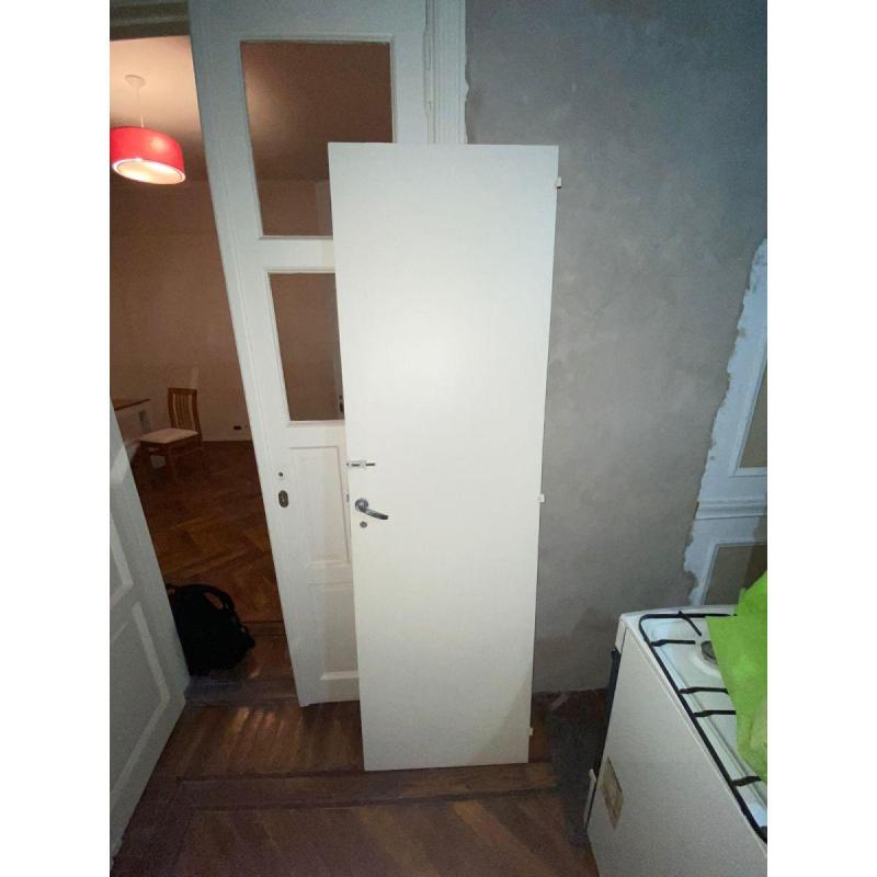 Puerta Placa De Pino 60x200 Tab. De 10 Con Marco De Madera - 2