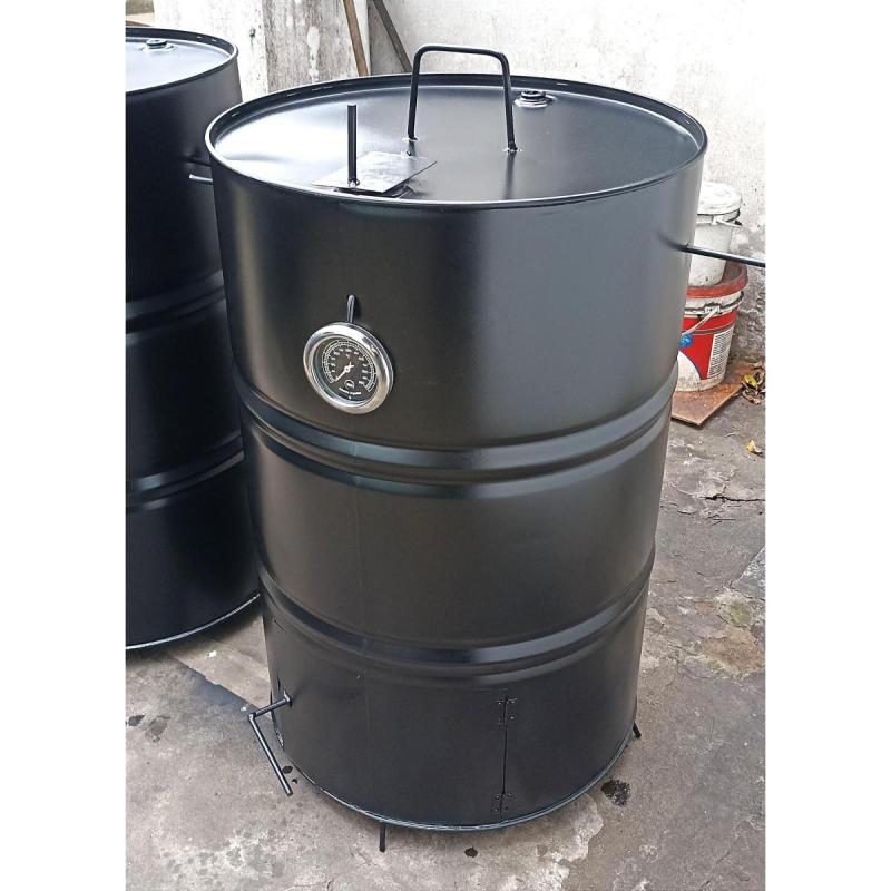 ahumador de 205 litros con parrilla desmontable