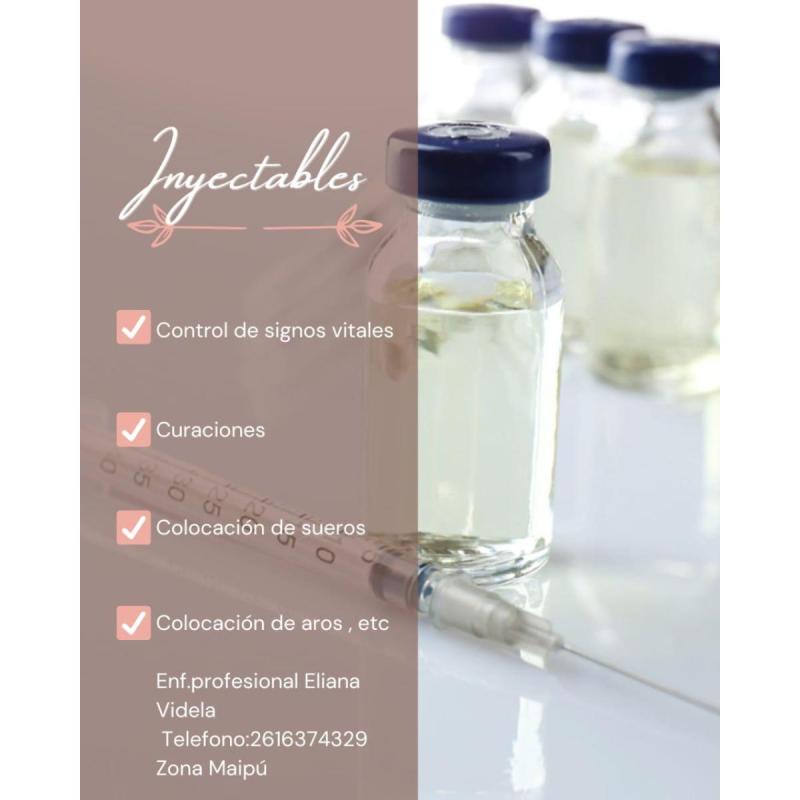 Servicio de inyectables a domicilio