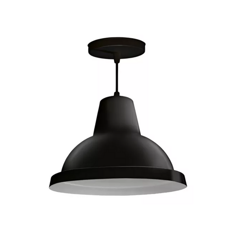 Lámpara Colgante 1 Luz Blanco Negro Colores Modena Lumipack
