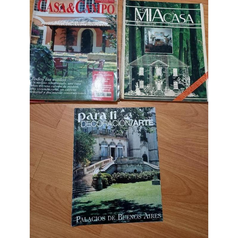 Revistas de decoración Casa y Campo, La Mia Casa y Para Tí