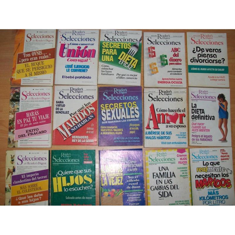 Lote de 76 revistas selecciones