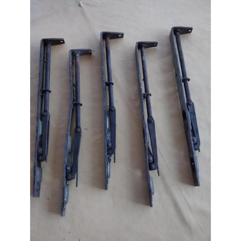 Pasadores de hojas intermedias de embutir de 30 cm. por 5 unidades