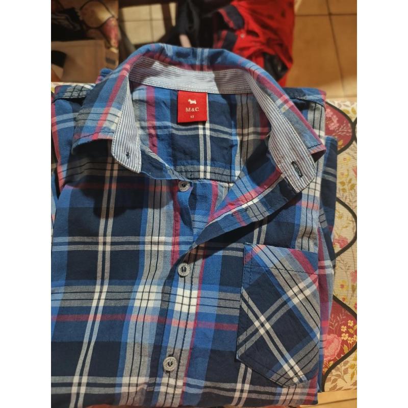 Camisas manga larga cuadriculadas