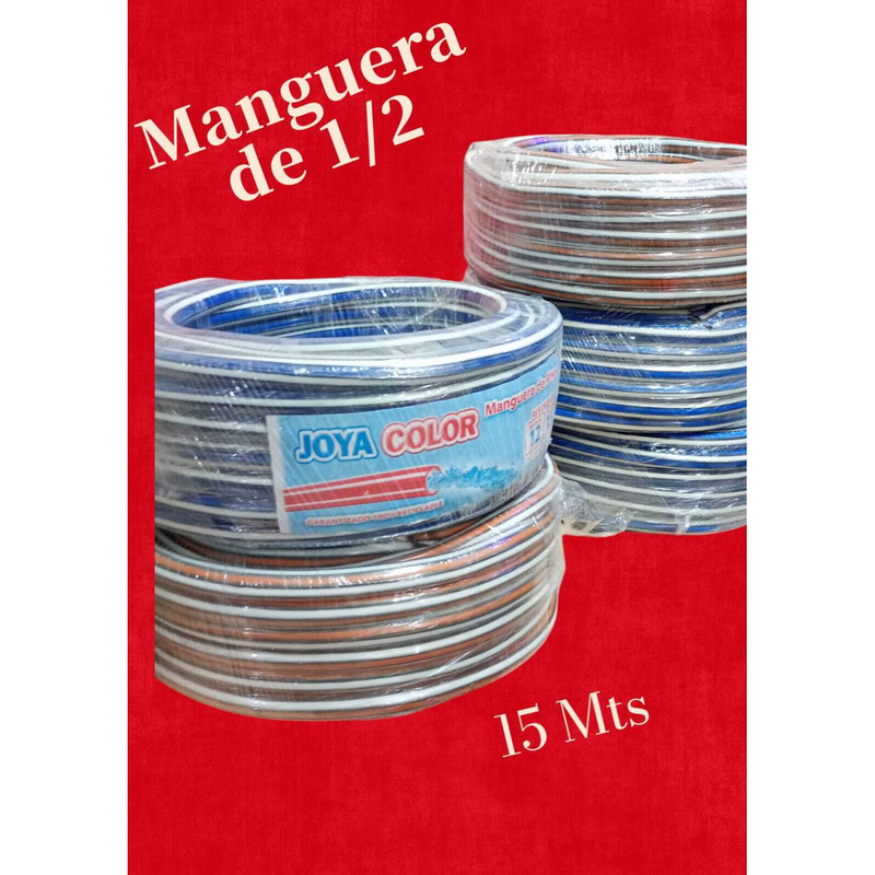 Mangueras 1/2 y baldes