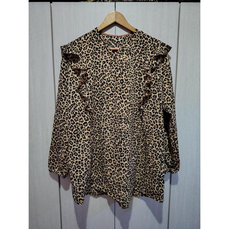 Vendo vestido animal print corto Talle 38 NUEVO!