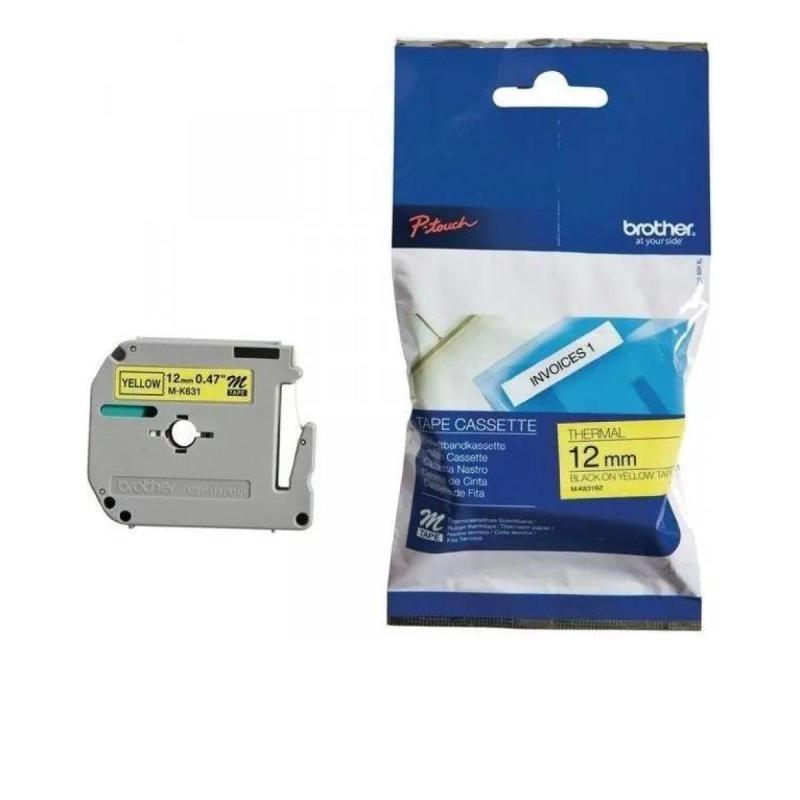 Cinta Brother ORIGINAL M-k631bz 12mm Pt70 Pt80 Pt90 M631 Mk631 631