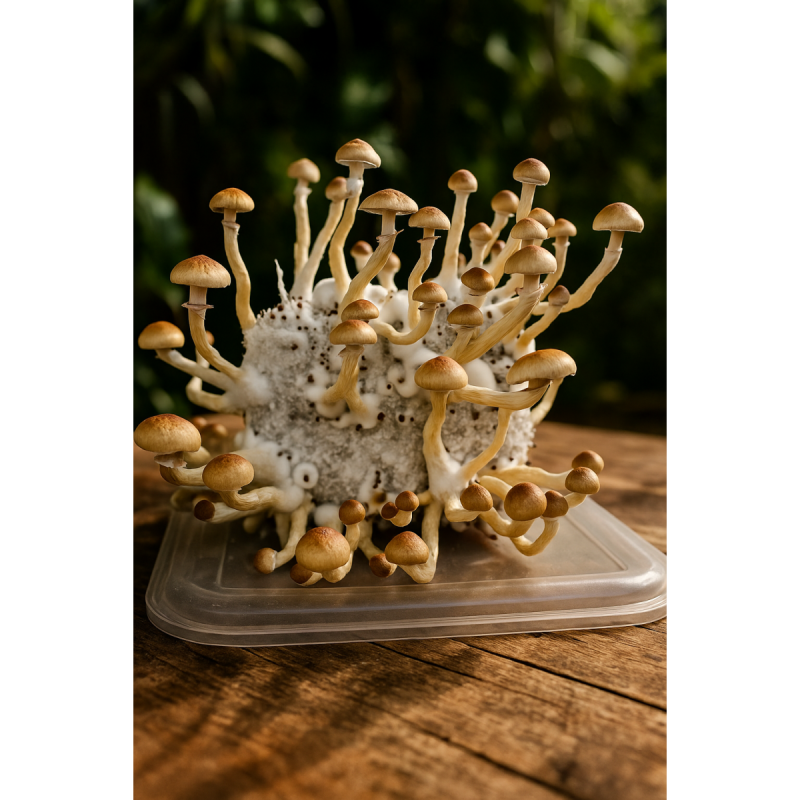 Kit de cultivo automatico de Hongos. Setas frescas para microdosis y macrodosis.