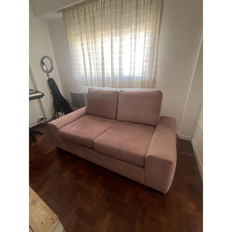 Sillón de dos cuerpos de pana - color rosa viejo. EXCELENTE ESTADO! - 3