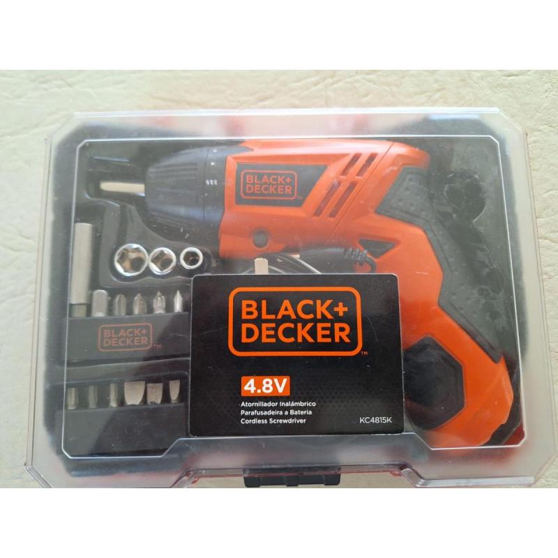 Kit Atornillador BLACK Y DECKER Inalámbrico 4.8V KC4815K