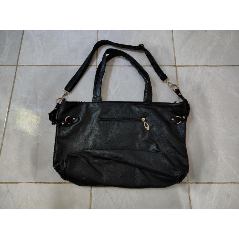 Cartera lentejuelas brillosa mediana - 2
