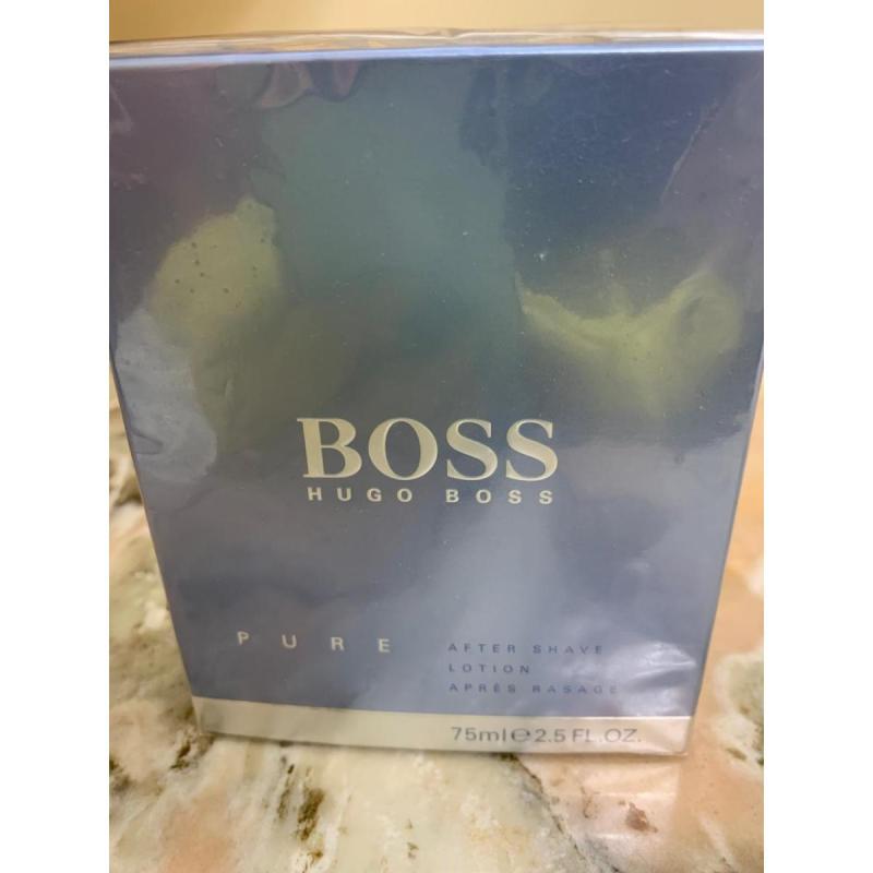 Hugo boss pure aftershave 75 ml – pieza de colecciÓn premium NISB/NOS