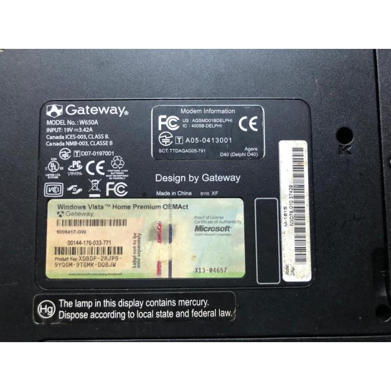 Notebook Gateway M-1615 - Para respuestos - 3