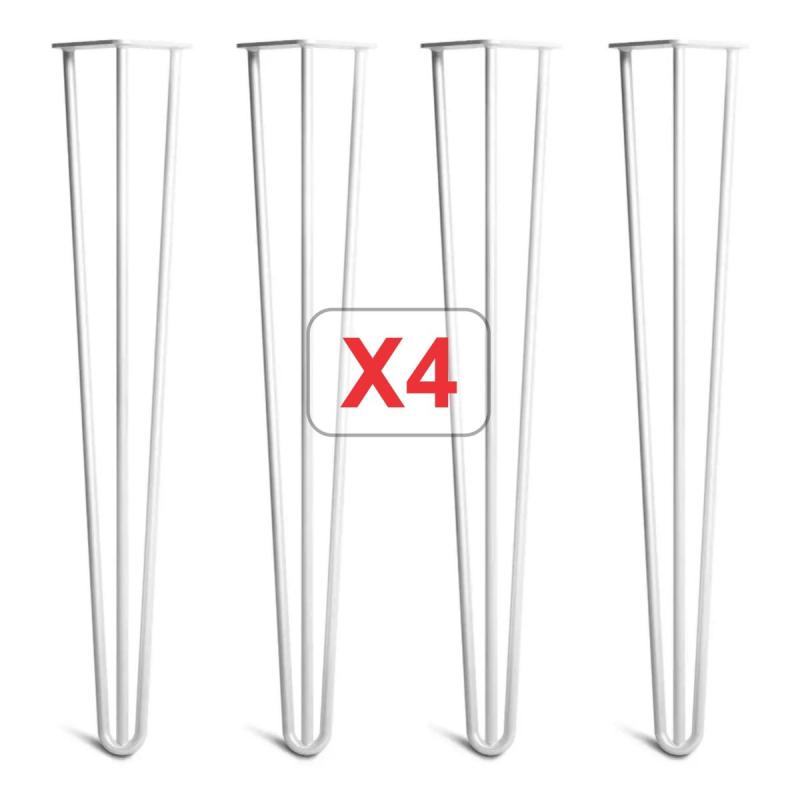 Patas Hairpin 74 Cm X 4 Mesa Escritorio Reforzadas Olimpo - 2