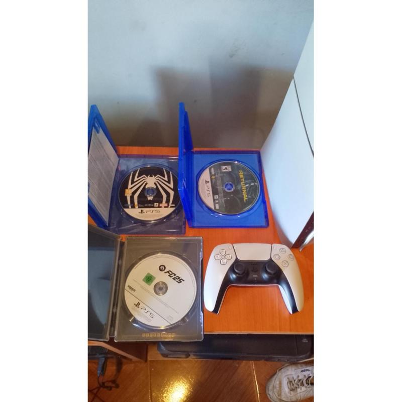 🎮 PlayStation 5 estándar 825 GB RETURNAL +FIFA 25 + Spider-Man 2 | Excelente estado