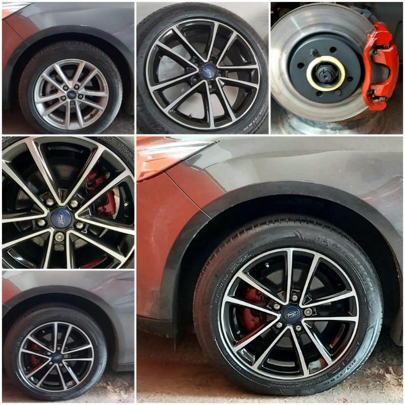 Reparación y pintado de llantas
