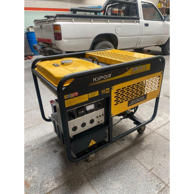 Grupo electrógeno Kipor KGE12E – Nafta – Usado - 2