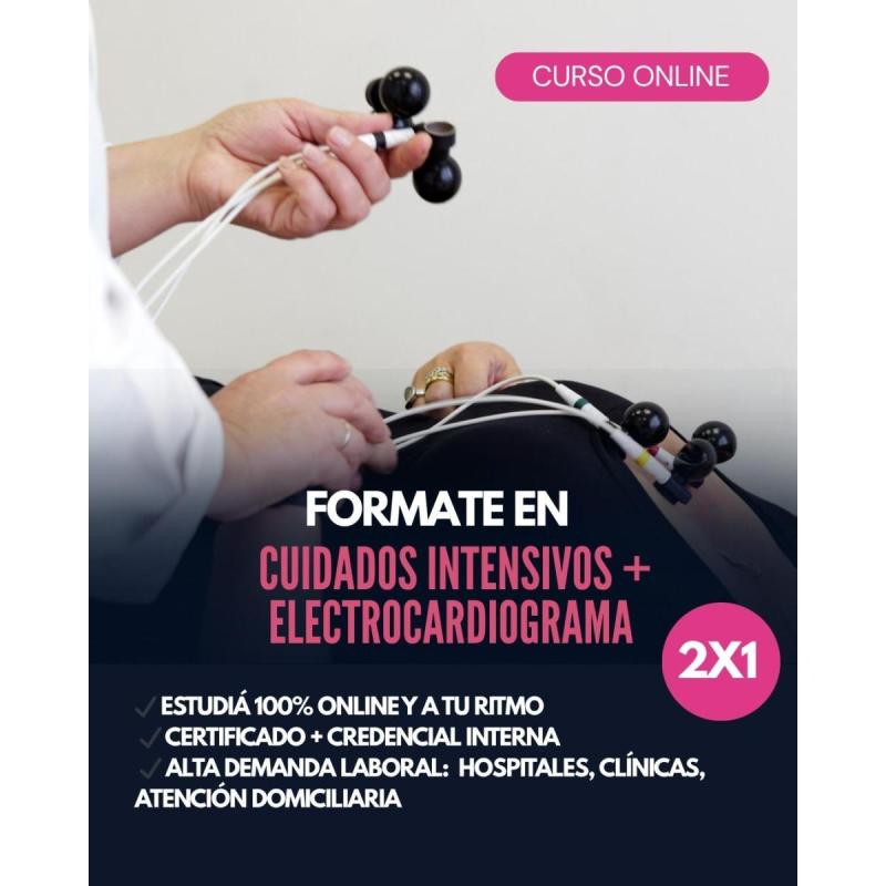 cuidados intensivos + electrocardiograma