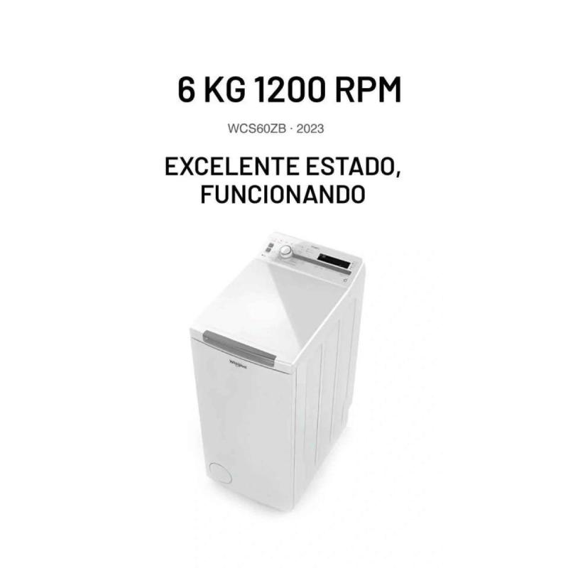 Lavarropas Whirpool 6 kg 1200 rpm EXCELENTE ESTADO