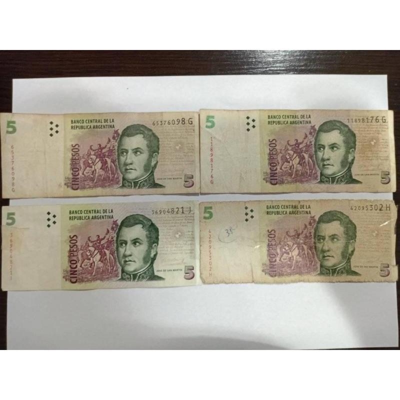 Coleccion monedas y billetes argentinos