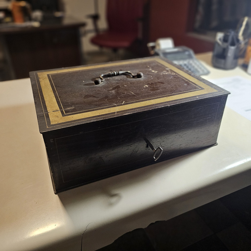 Caja de seguridad o Portavalores Antigua....de las buenas!!! - 3