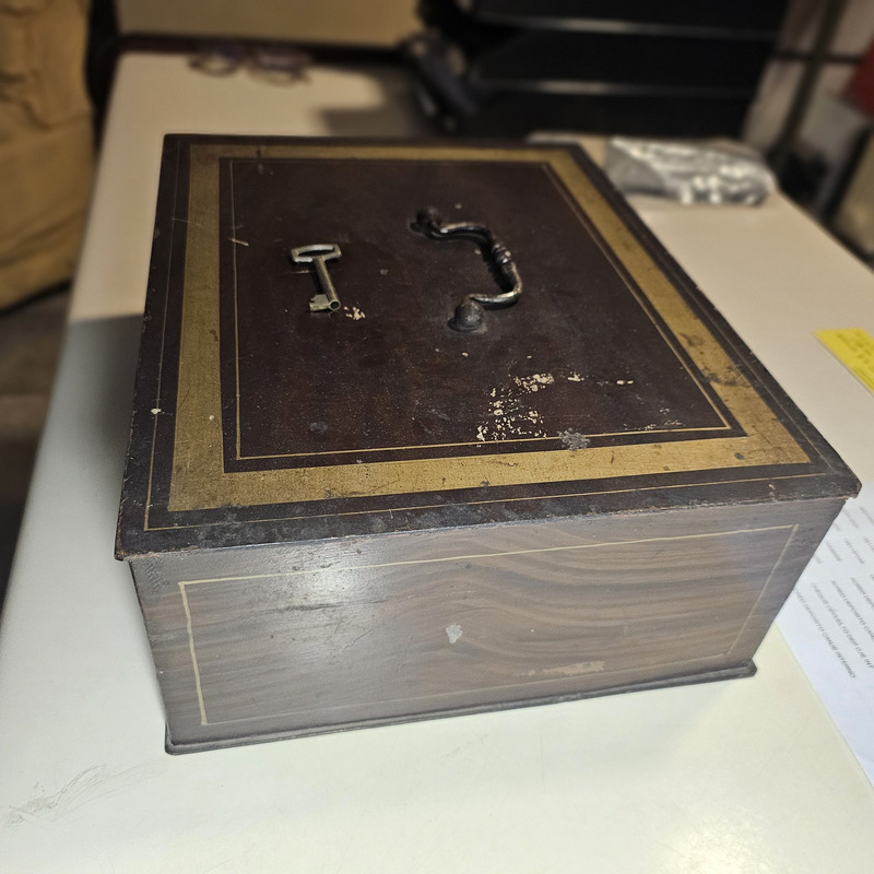 Caja de seguridad o Portavalores Antigua....de las buenas!!! - 7