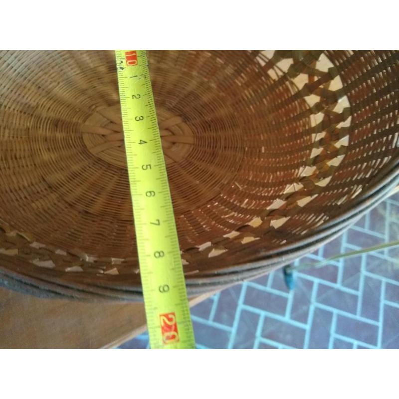 Panera o frutera de mimbre 25 x 19 cm - 5/5