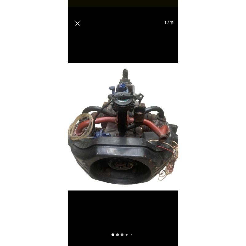 Motor citroen 2cv  modelo 1970 con caja de velocidad incluida