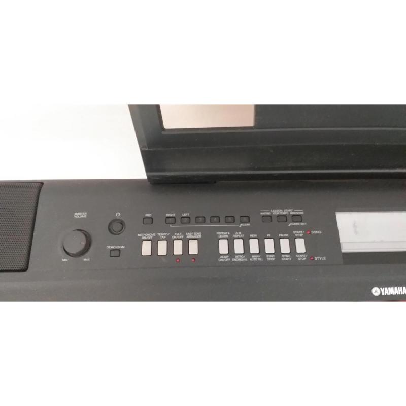 Teclado yamaha piaggero np-v60 color negro, con fuente original y atril - 3
