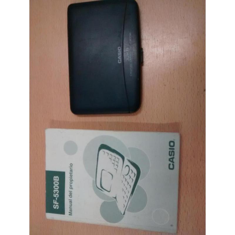 Agenda electrónica Casio con manual