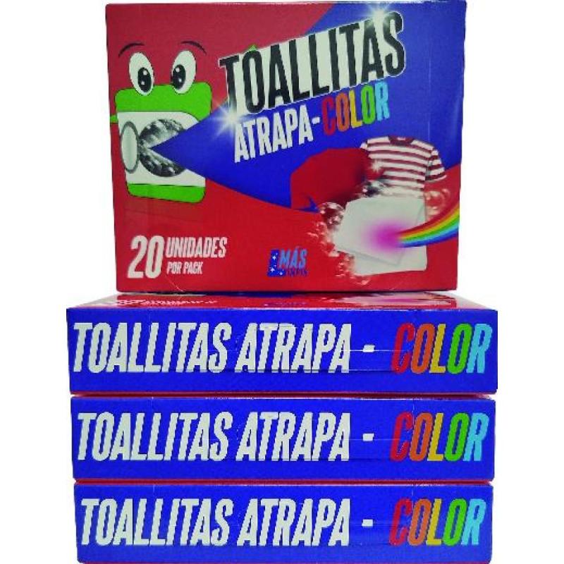 Toallita Atrapa-Color para lavarropas