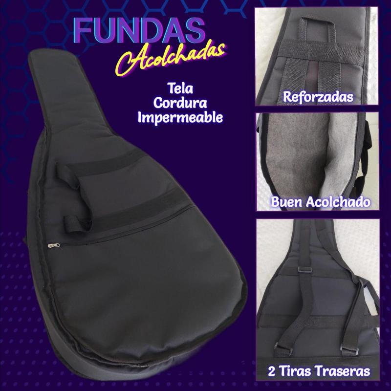 Fundas Acolchadas Nuevas p/ guitarras (eléctricas - acústicas) y Bajos - 2