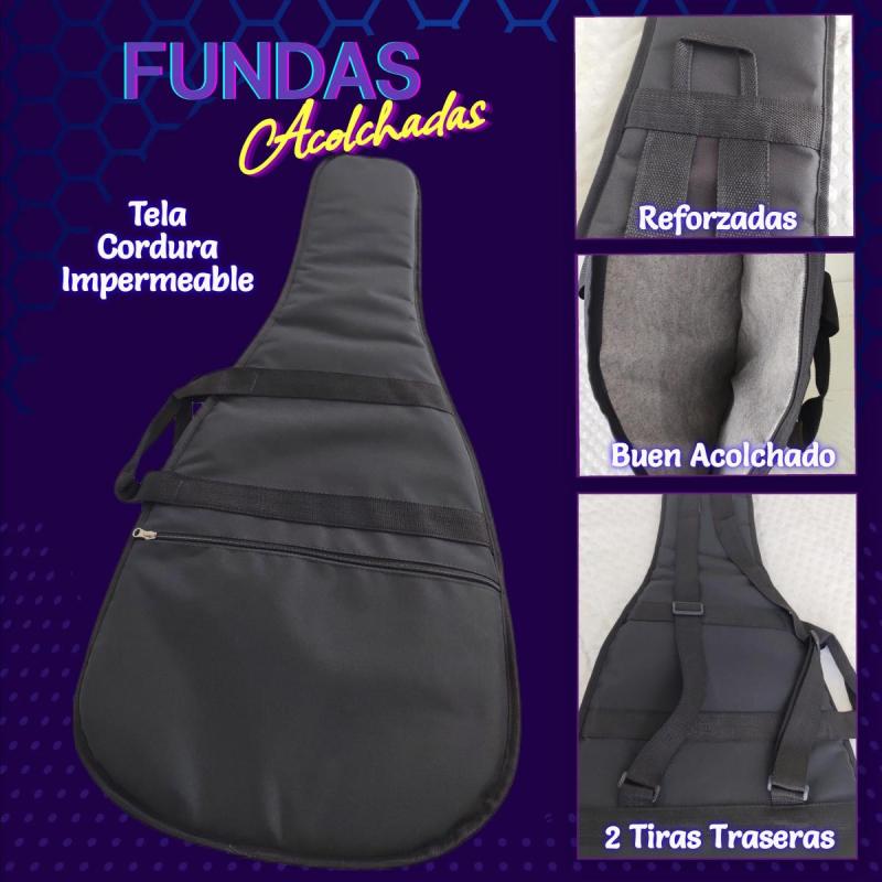 Fundas Acolchadas Nuevas p/ guitarras (eléctricas - acústicas) y Bajos - 3