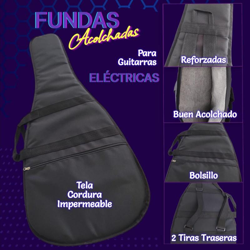 Fundas Acolchadas Nuevas p/ guitarras (eléctricas - acústicas) y Bajos - 4