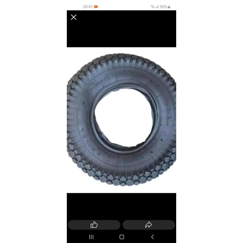 Rueda de carretilla 480/400-8 eje 16mm - 2/7