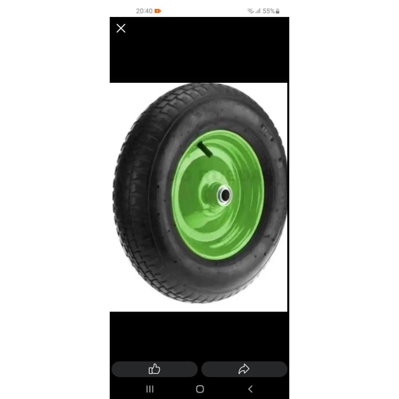 Rueda de carretilla 480/400-8 eje 16mm - 7/7