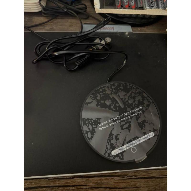 Plato calentador para taza