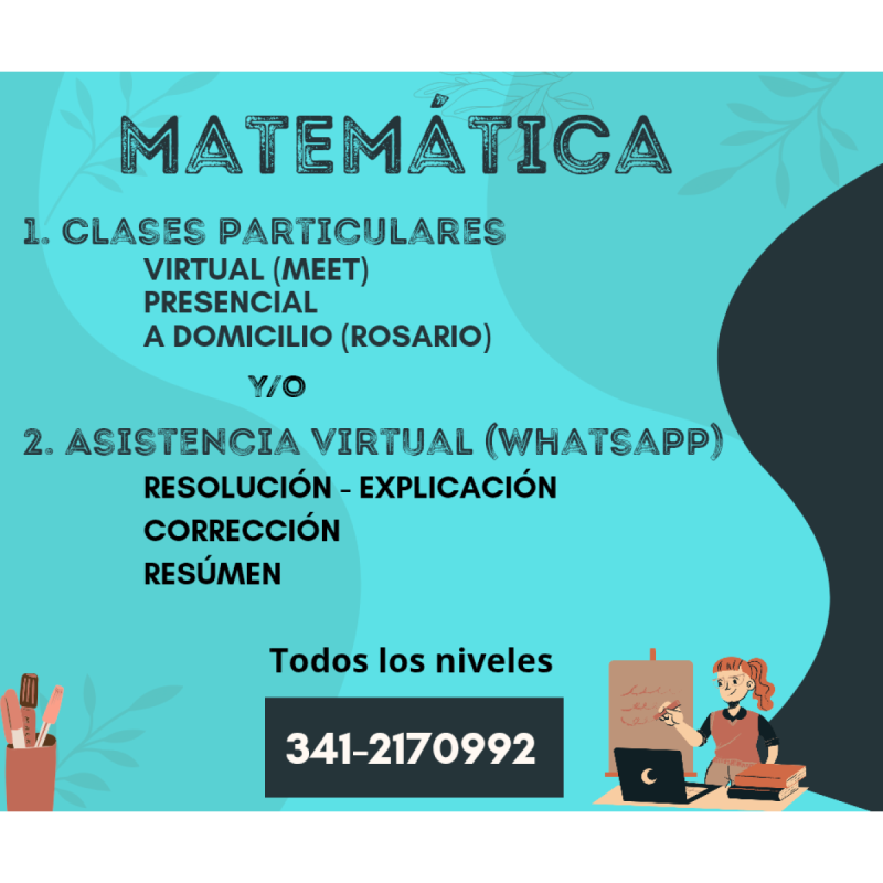 Clases particulares de Matemática