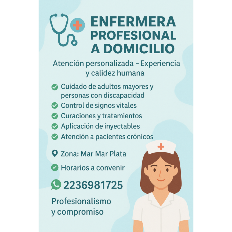 Enfermera profesional matriculada