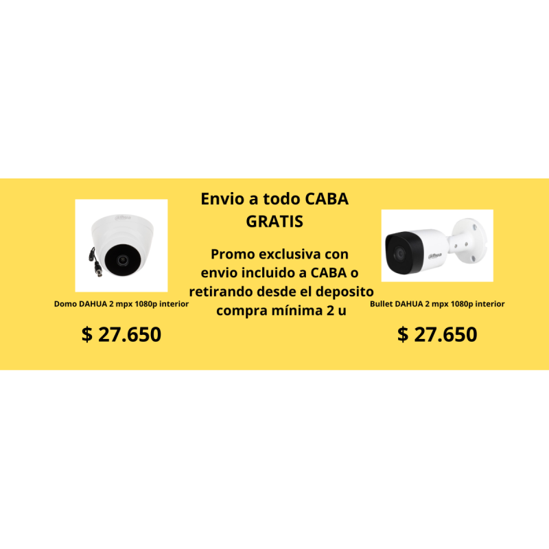 Camaras de seguridad 2mpx 1080p interior