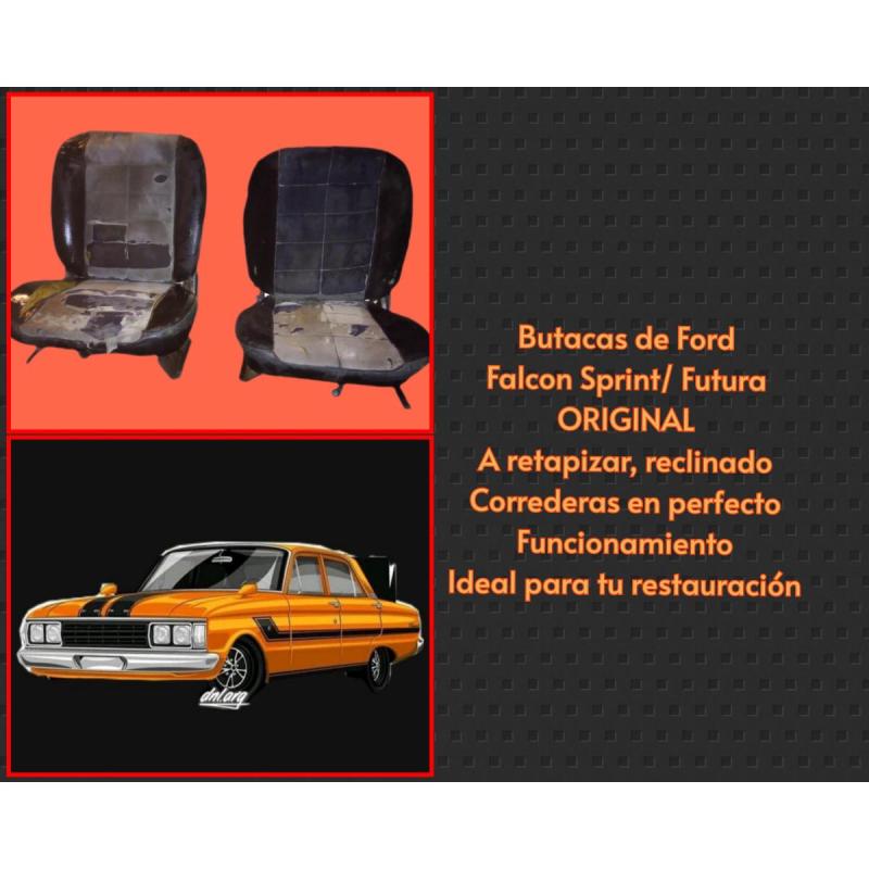 Butacas de Falcon Sprint / Futura ORIGINAL 73/81  para retapizar