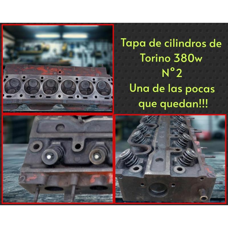 Tapa de cilindros Torino (N°2) 380w una de las pocas que aún quedan