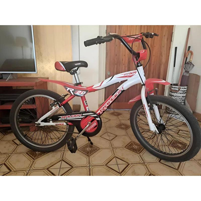 Bicicleta Raleigh Mxr R20 Aluminio Roja Y Blanca Impecable 20 " Rojo Y Blanco