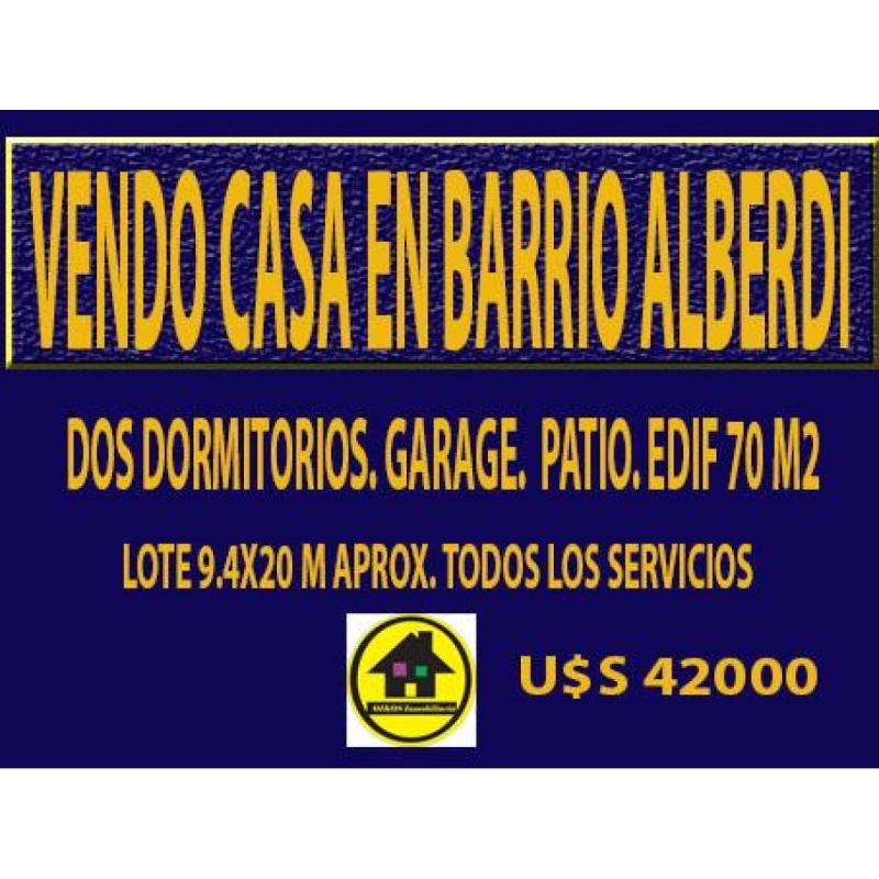 Vendo casa en barrio alberdi