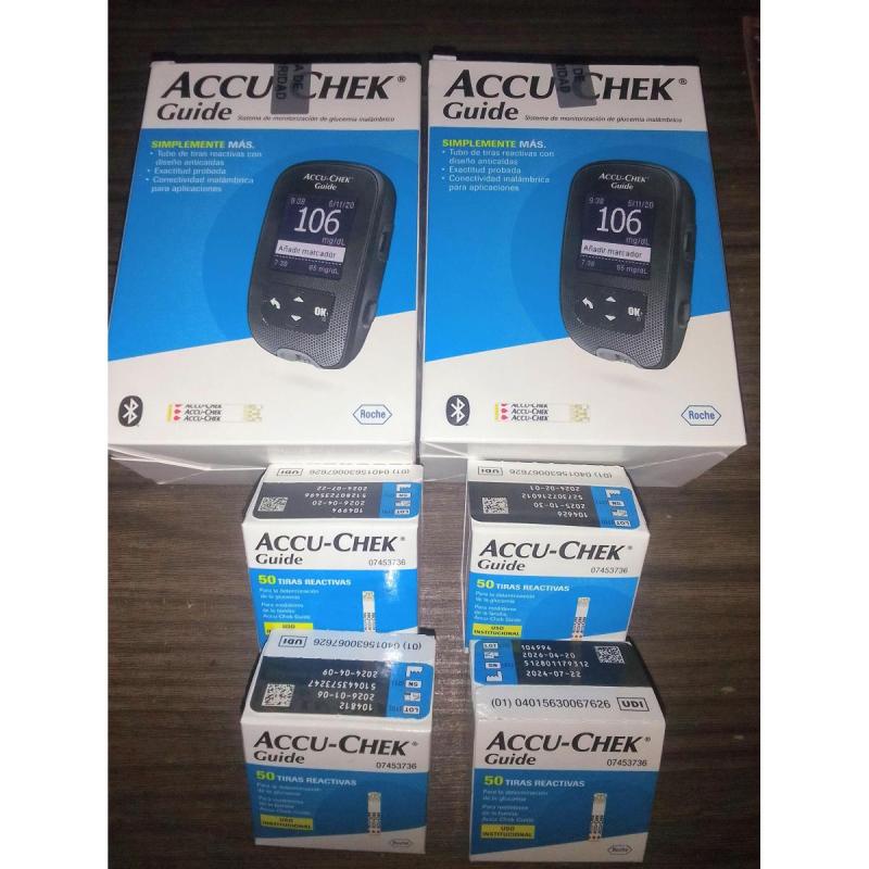 NPH Medidor Accuchek cintas NPH  Medidor de glucosa