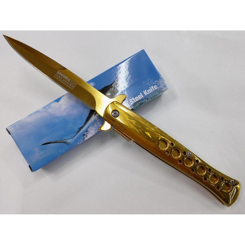 NAVAJA ESTILETE CLASIC GOLD